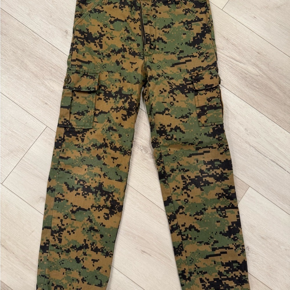 Rothco Kids Camo Cargo Pants - Green and Brown